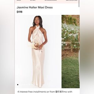 Jasmine Halter Maxi Dress